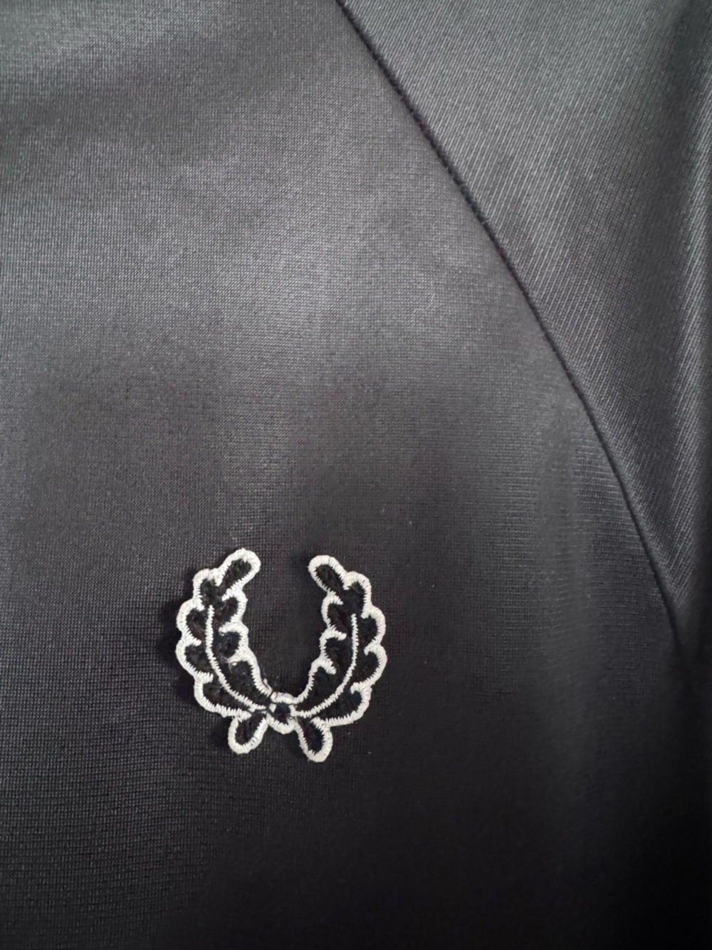 Fred Perry Black Men's Track Jacket - Picture 3 of 5